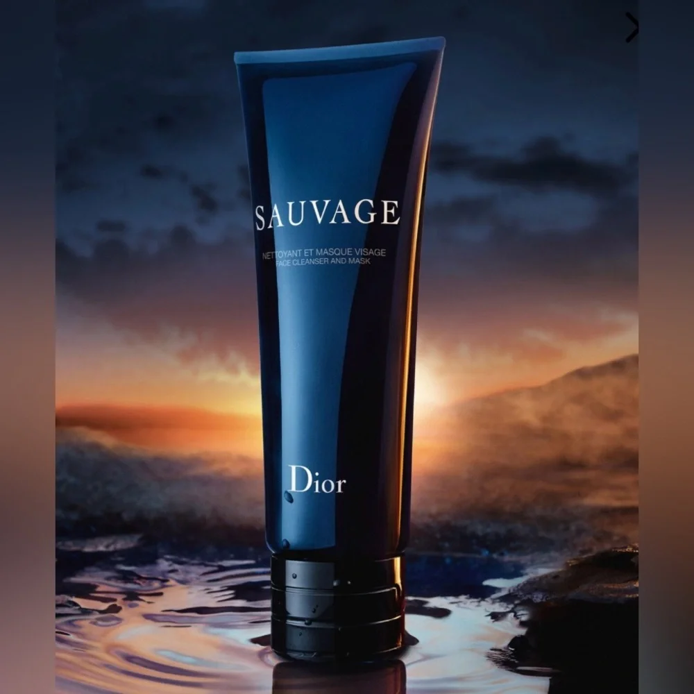 Dior - Sauvage Purifying Face Cleanser & Mask | Sealed - 120mL | All Skin Types